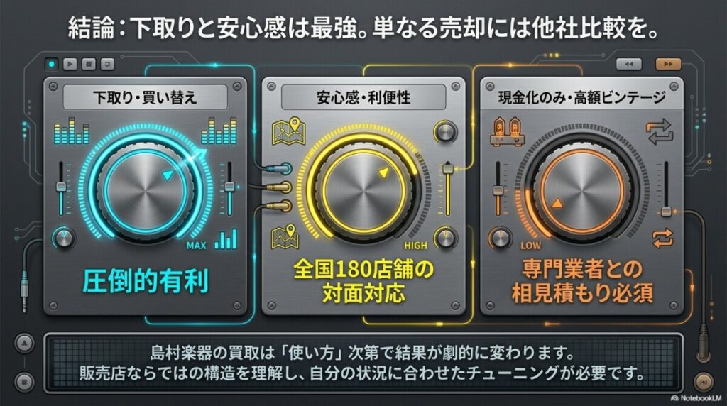 島村楽器 買取 評判の図解