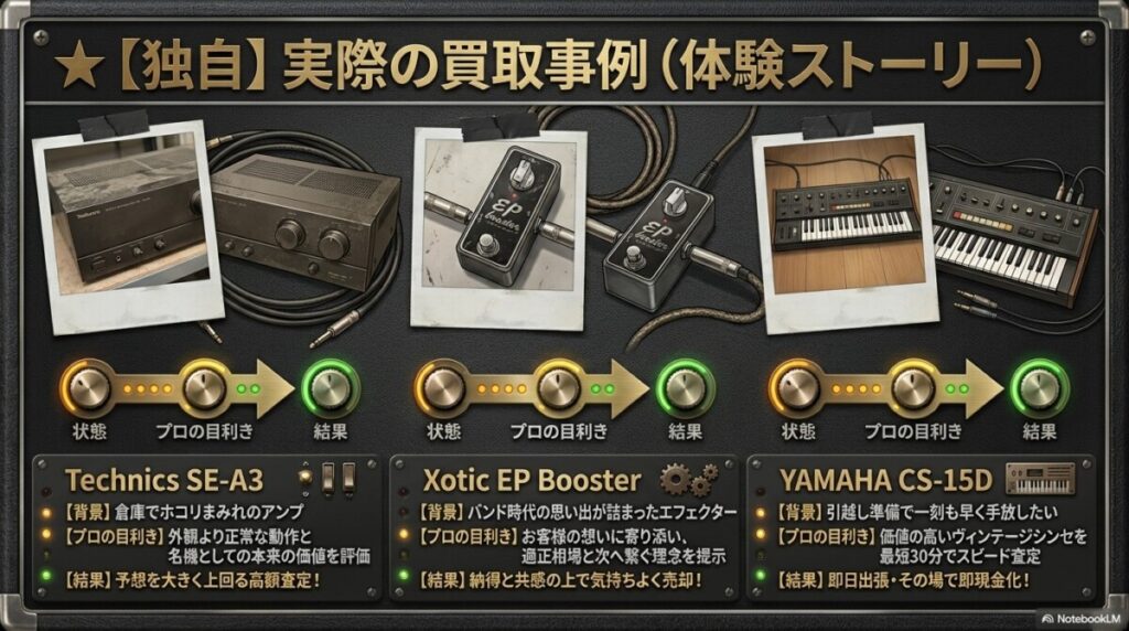 【独自】実際の買取事例