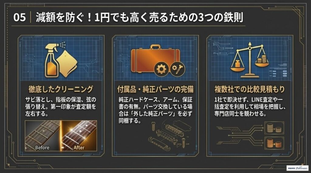 減額を防ぐ １円でも高く売るための鉄則の図解