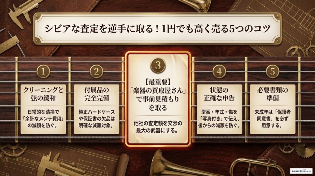 1円でも高く売5つのコツ