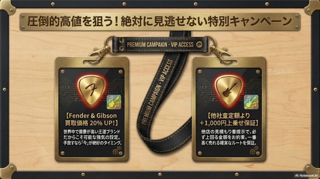 圧倒的高値を狙う！キャンペーン情報