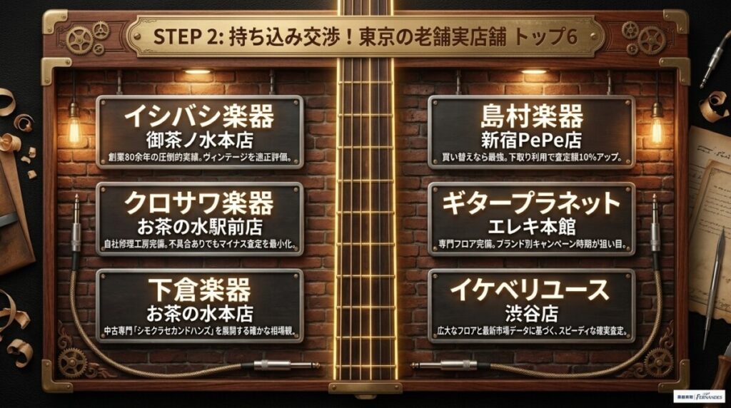 持ち込み交渉！実店舗TOP6