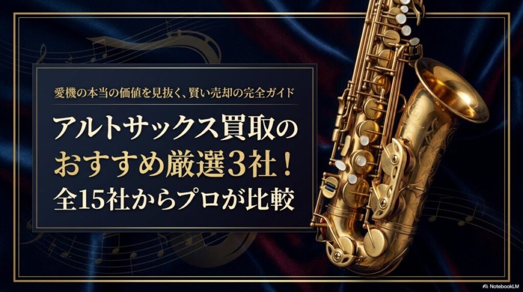 アルト サックス 買取 おすすめ
