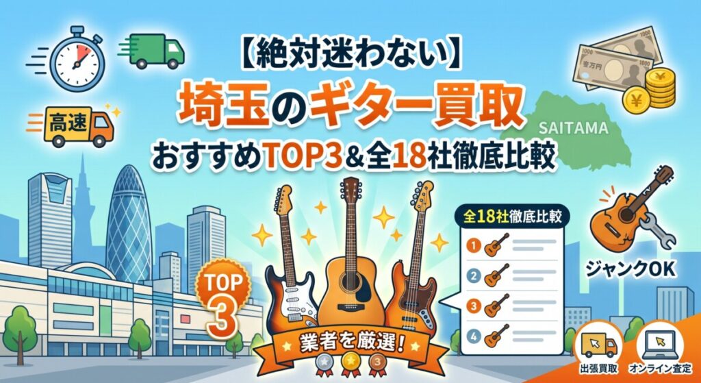 ギター買取 埼玉 おすすめ