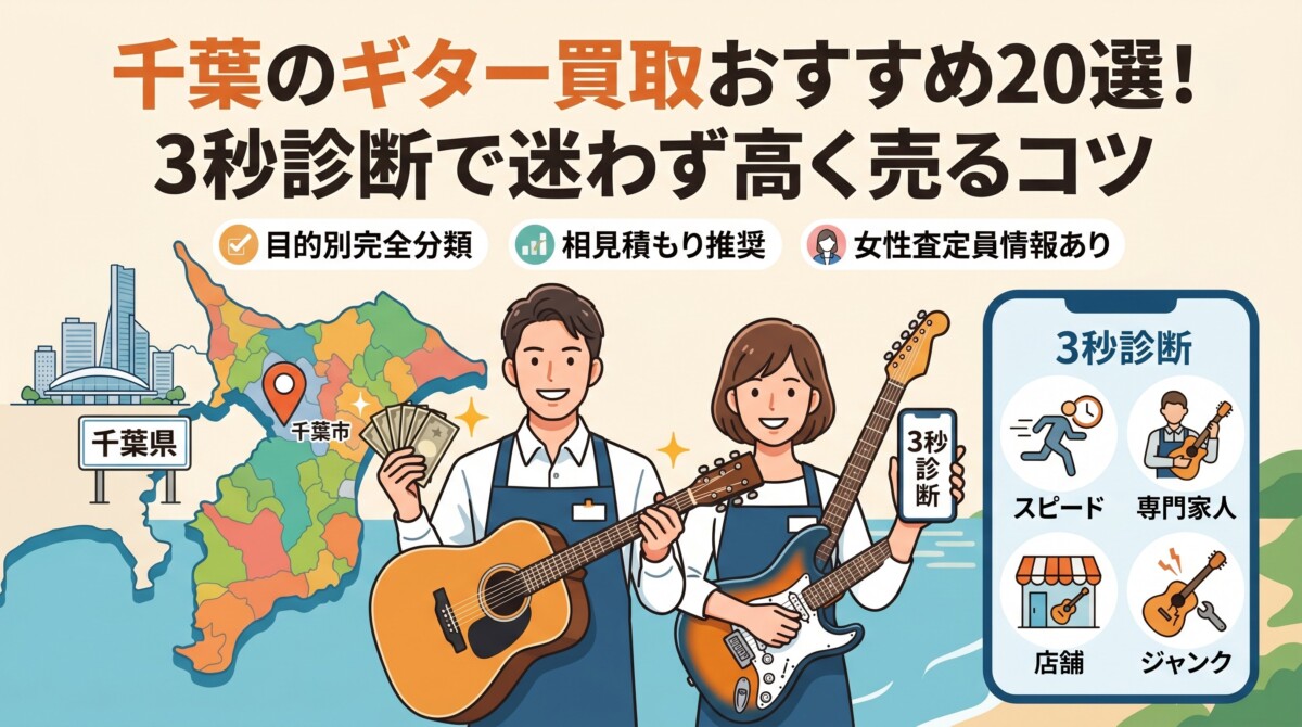 ギター買取 千葉 おすすめ