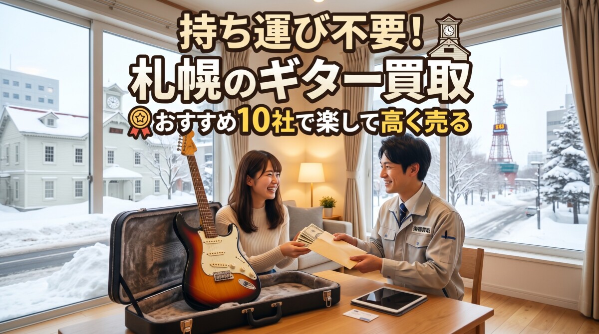 ギター買取 札幌 おすすめ