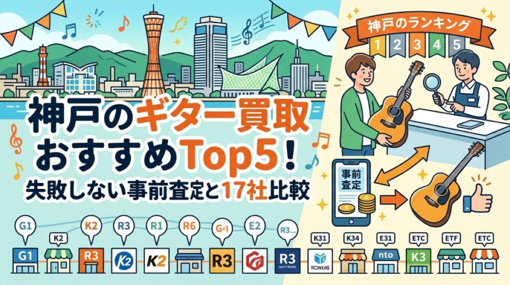 ギター買取 神戸 おすすめ