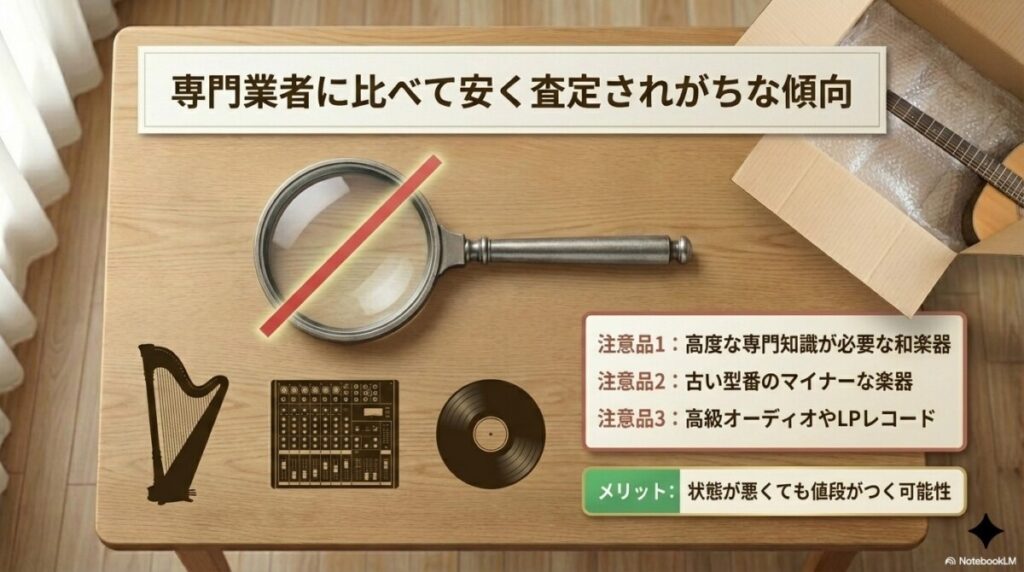 【独自分析】専門業者に比べて安く査定されがちな楽器の傾向