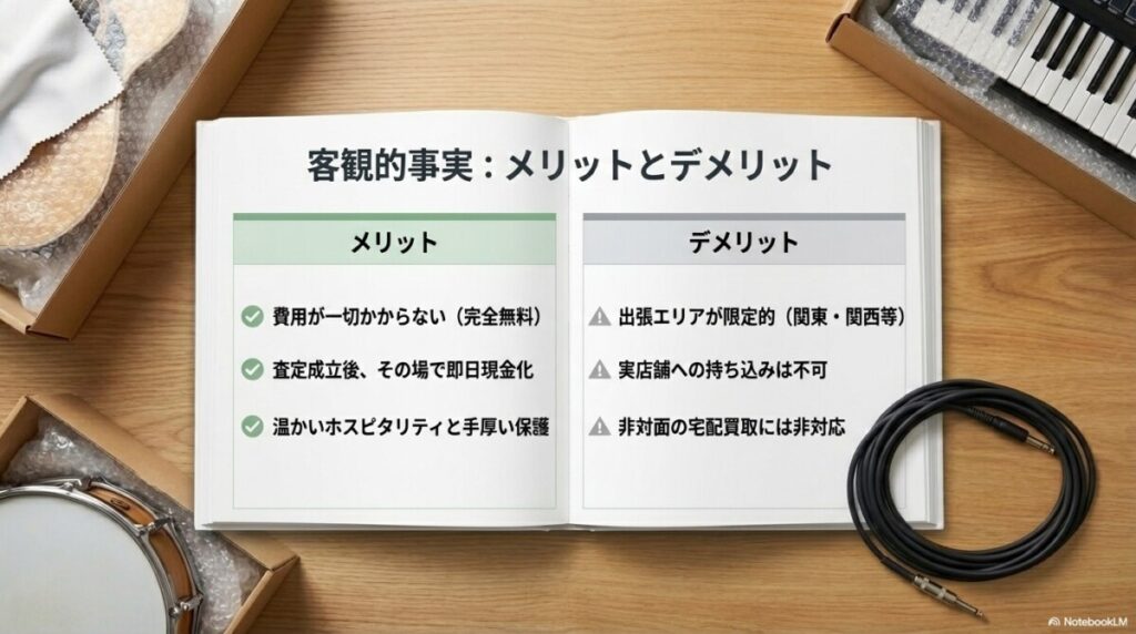 ウリエル楽器買取のメリット・デメリットを客観的に解説