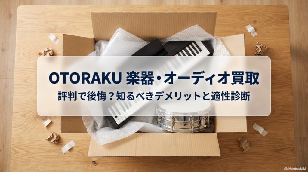OTORAKU 楽器買取 評判で後悔？知るべきデメリットと適性診断のアイキャッチ