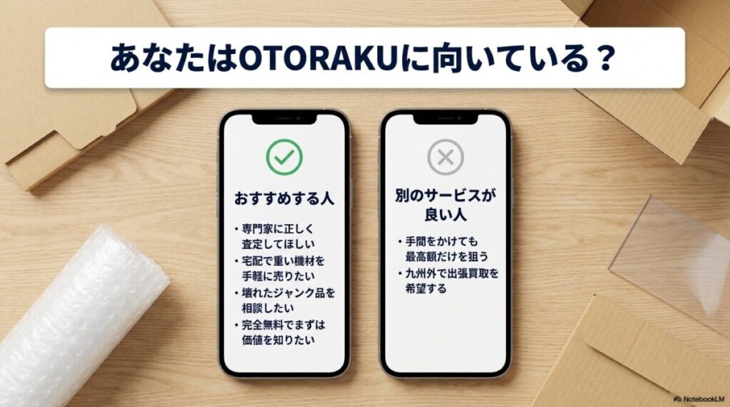 【1秒でわかる】あなたはOTORAKUの楽器査定に向いている？スマホ適性診断