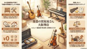 楽器の買取屋さん 大阪堺店 レビュー！最高値で売る賢い活用術と口コミのアイキャッチ