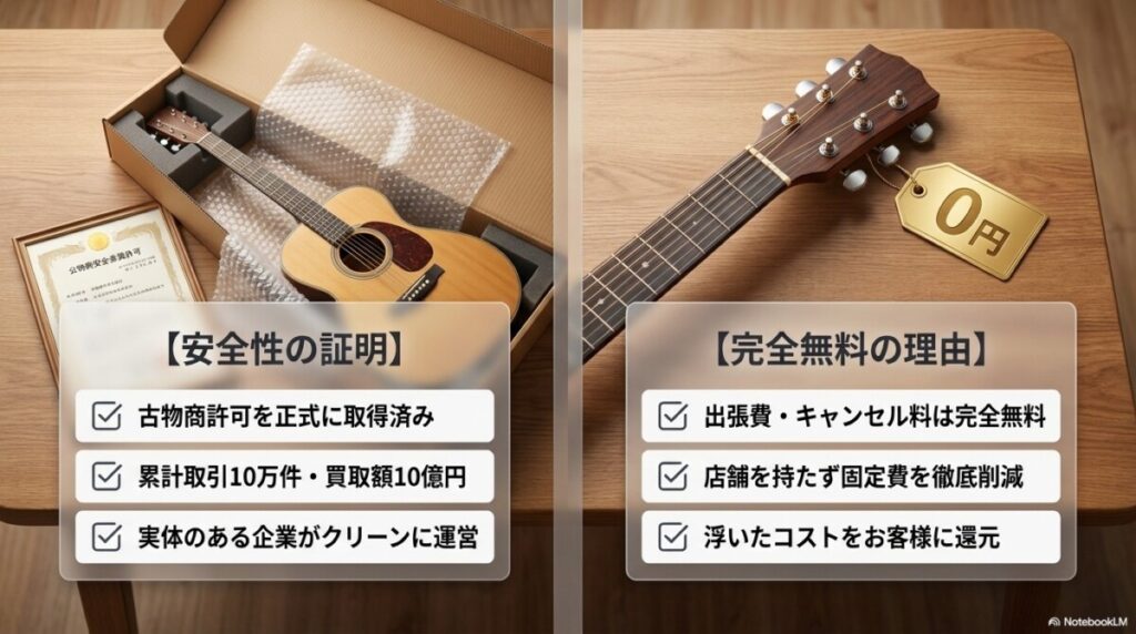 「怪しい」という評判は本当？古物商許可と10万件の買取実績でわかる安全性