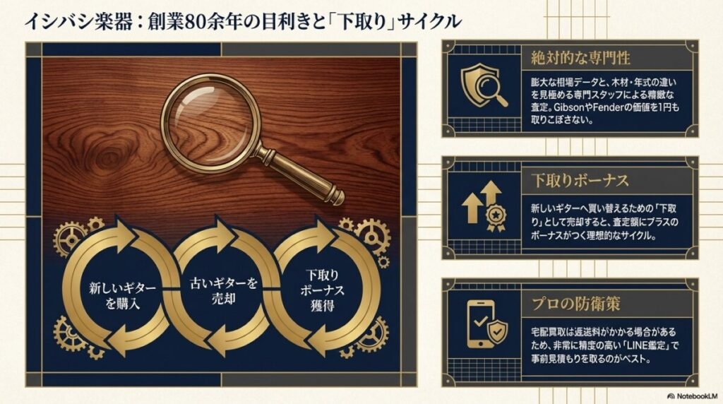 イシバシ楽器：老舗専門店ならではの安心のギター買取相場