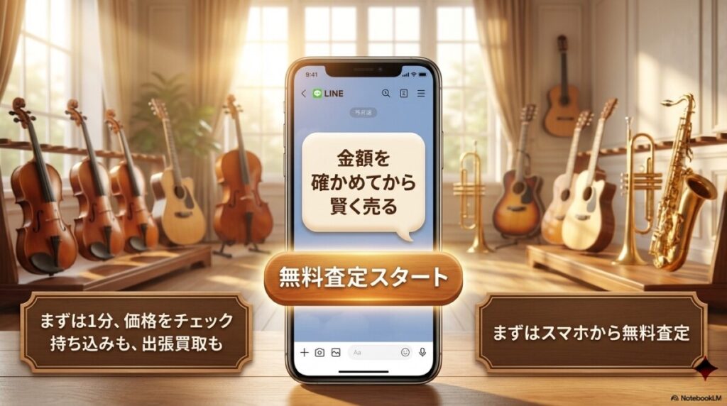 結論:まずは無料のWeb査定・LINE査定から始めよう