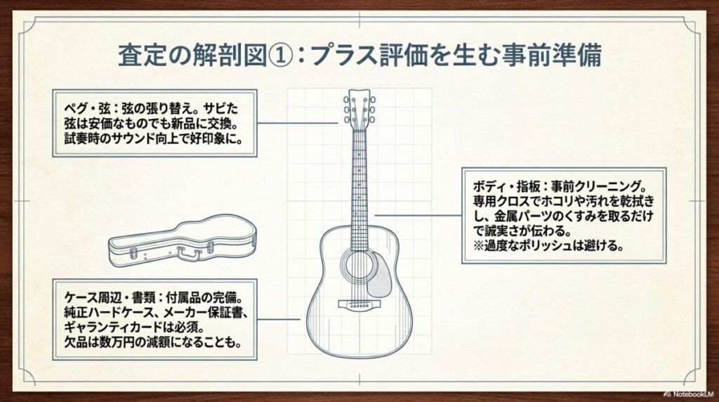 アコギを少しでも高く売るコツ・プロが教える減額回避策