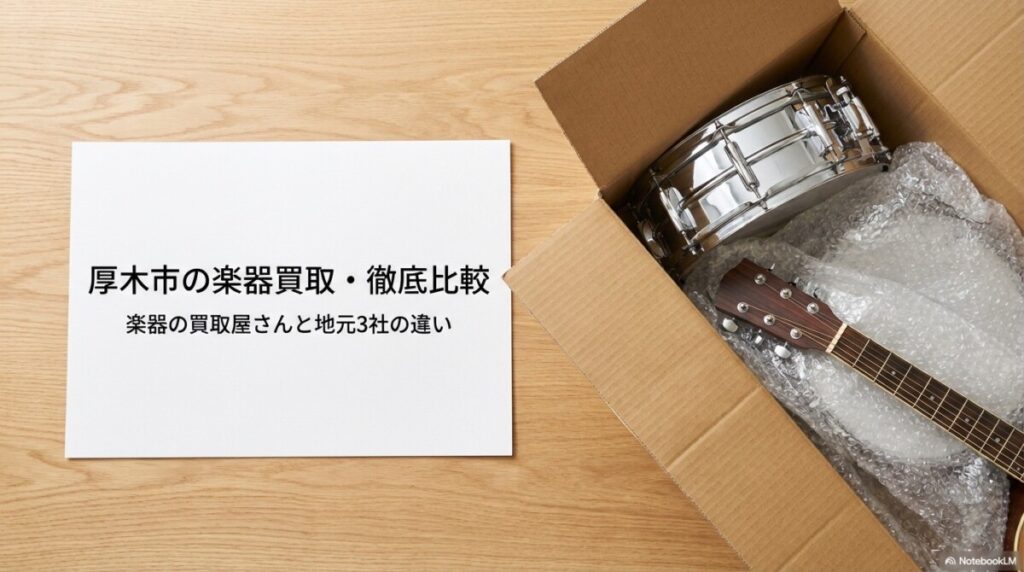 楽器の買取屋さん 厚木店 レビュー！最短30分出張の真相と地元3社比較のアイキャッチ