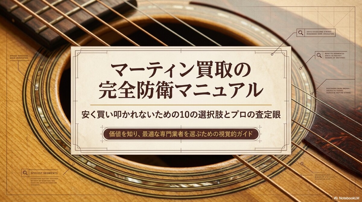 マーティン買取おすすめ10選！安く買い叩かれない防衛マニュアルのアイキャッチ