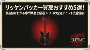 リッケンバッカー買取おすすめ5選！最高値がわかる専門業者を厳選のアイキャッチ