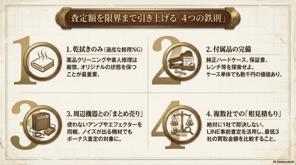 グレコを1円でも高く買取してもらうためのおすすめのコツ