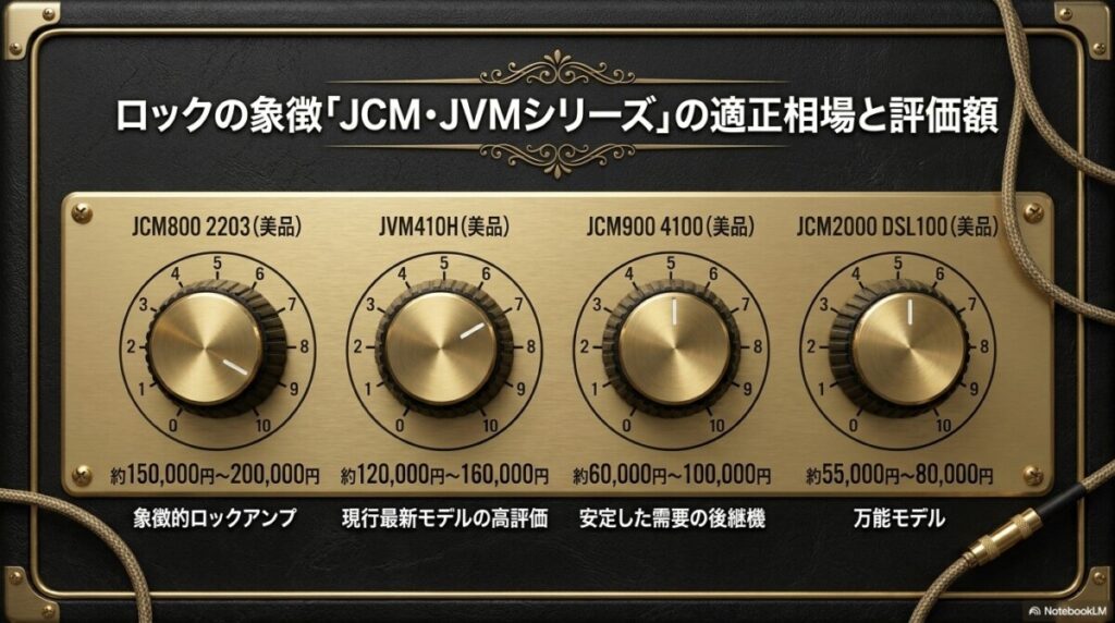 マーシャルの定番！JCMシリーズ（800/900/2000）の買取相場と評価ポイント