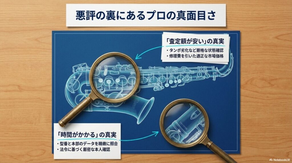 【悪評の真実】なぜ「査定額が安い」「時間がかかった」という悪い口コミがあるのか？（プロ視点考察）