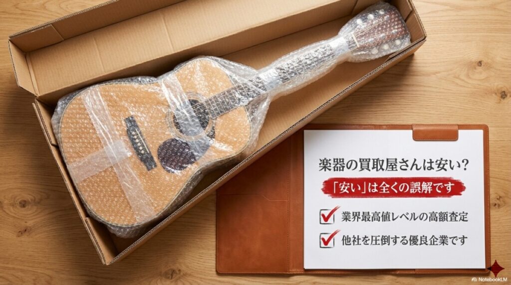 楽器の買取屋さんは安い？買い叩かれて後悔する前に知るべき事実のアイキャッチ