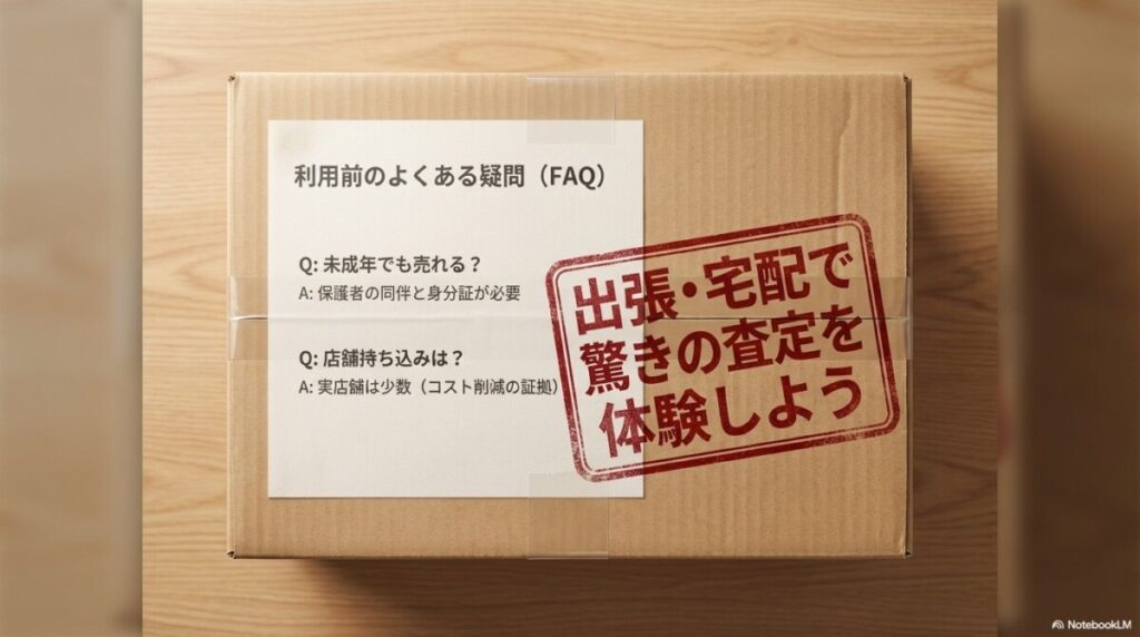 未成年でも利用できる？持ち込み買取可能な実店舗はどこにある？