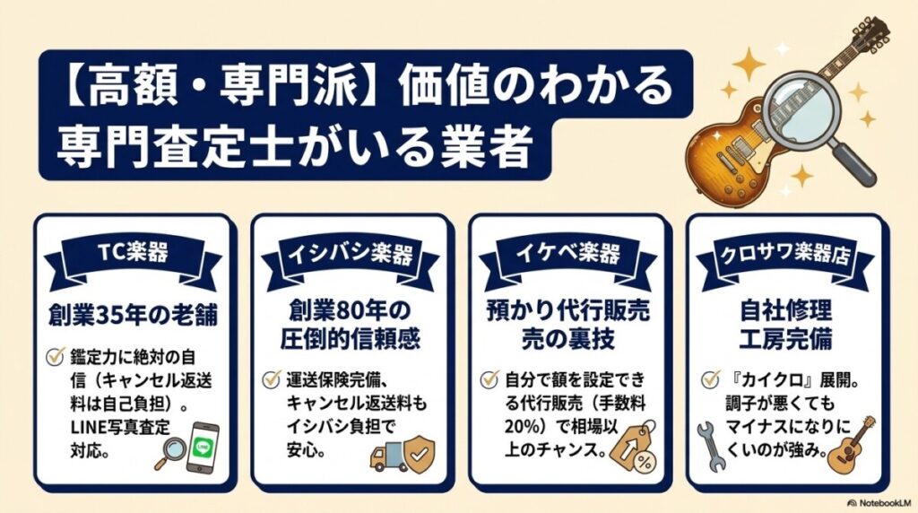 【高額買取・専門性重視派】価値のわかる専門査定士がいる業者