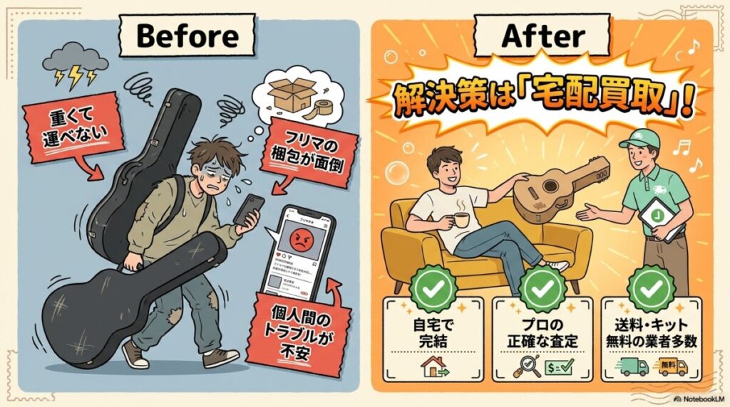 迷わず決まる！ギターの宅配買取おすすめ15選【目的別診断あり】