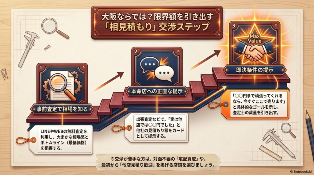 出張買取の相見積もりで高価買取を引き出す交渉術とは？