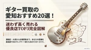 ギター買取の愛知おすすめ20選！迷わず高く売れる優良店TOP3 | 楽器