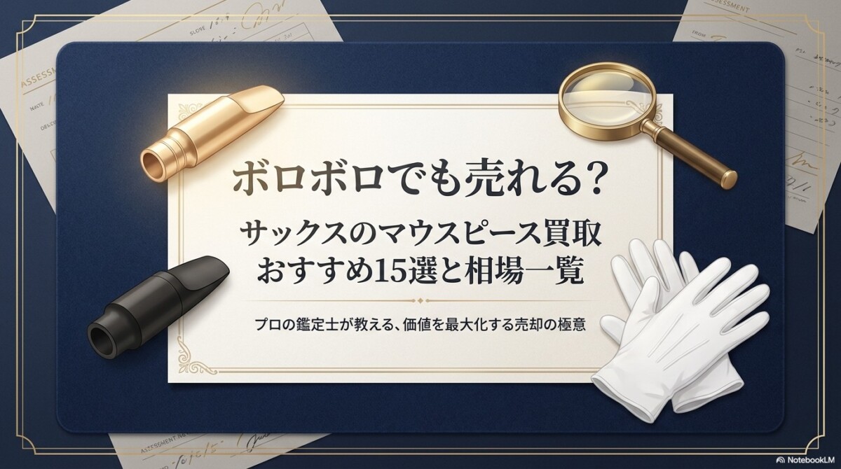 ボロボロでも売れる?サックスのマウスピース買取おすすめ15選と相場一覧 アイキャッチ