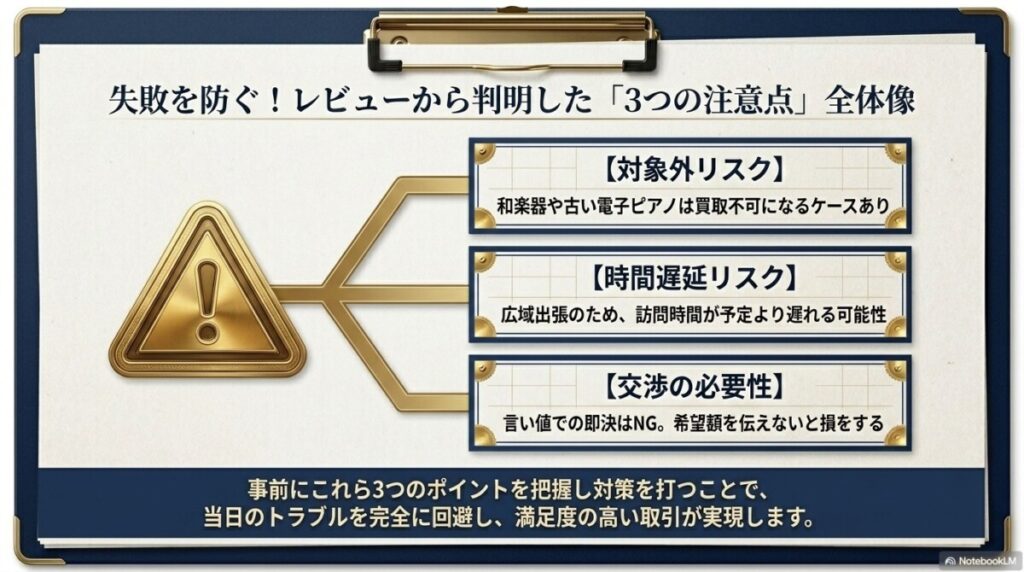 楽器の買取屋さん 奈良神殿店で売る前に!レビューで分かった3つの注意点