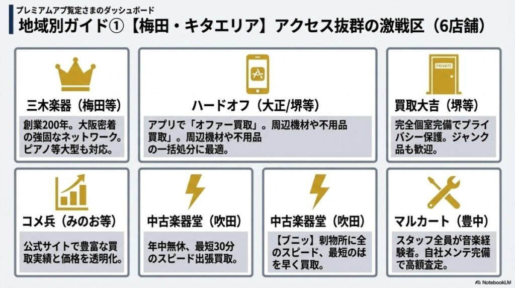 梅田・キタエリアの店舗