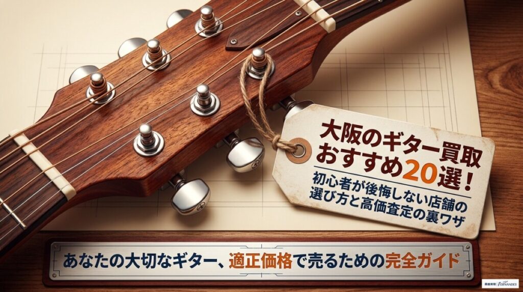 大阪のギター買取おすすめ20選！初心者が後悔しない店舗の選び方