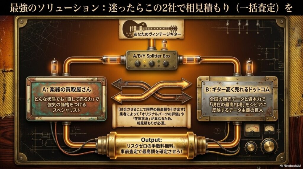 【最強のソリューション】迷ったらこの2社で相見積もり(一括査定)を取る
