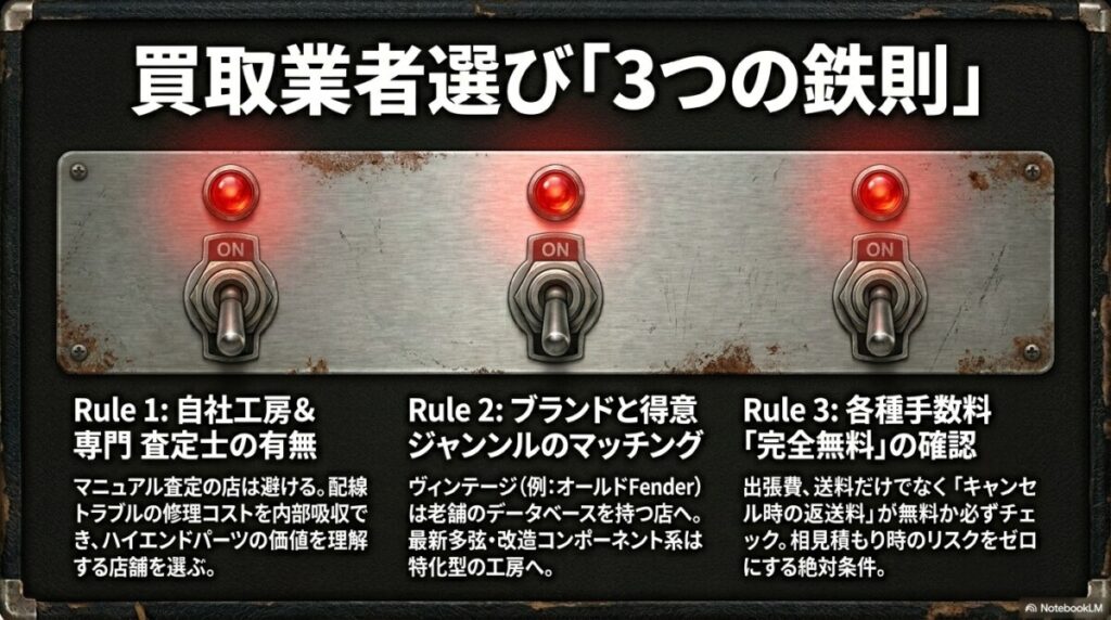 買い叩かれない!改造ギター買取おすすめ業者の選び方と専門用語のチェックポイント