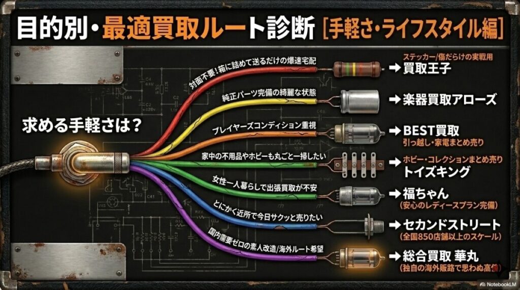 改造ギター買取おすすめ残り15社の詳細解説!リペア体制と専門査定士の有無で徹底検証