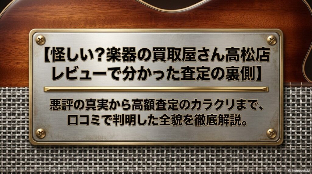 楽器の買取屋さん高松店 レビュー