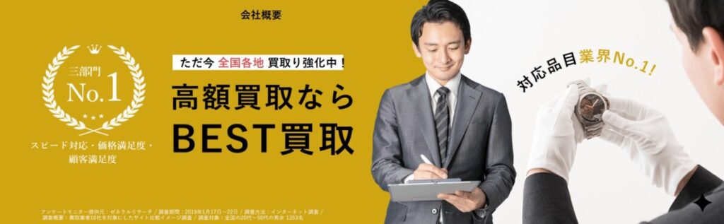 BEST買取 公式サイトTOP
